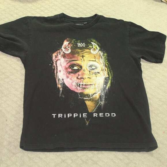 Def Leppard Trippie Redd Unisex M Black Devil Band T-Shirt - Picture 1 of 5